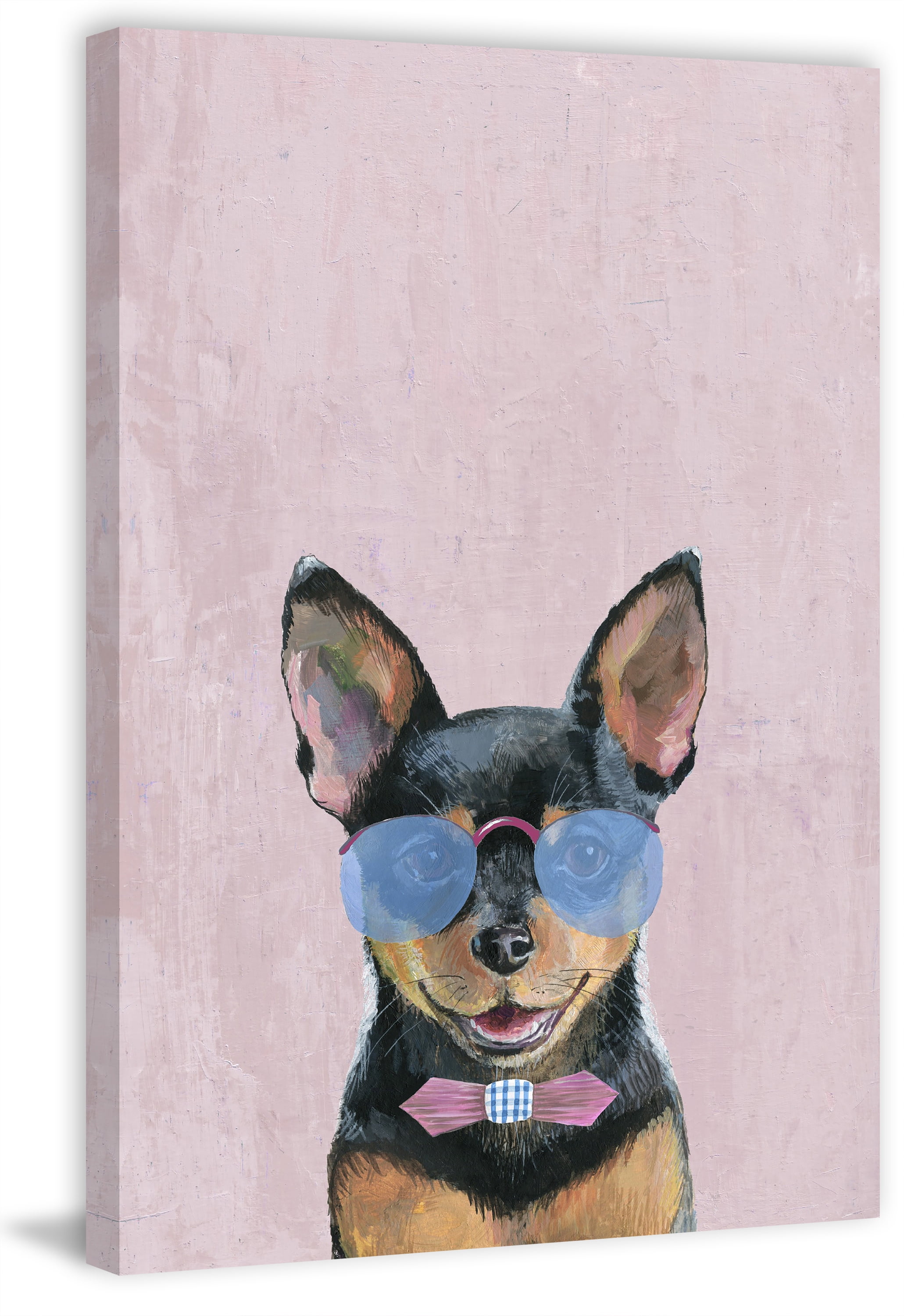 Marmont Hill "Astounding Dog" Painting Print on Wrapped Canvas