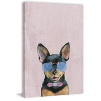 Marmont Hill "Astounding Dog" Painting Print on Wrapped Canvas