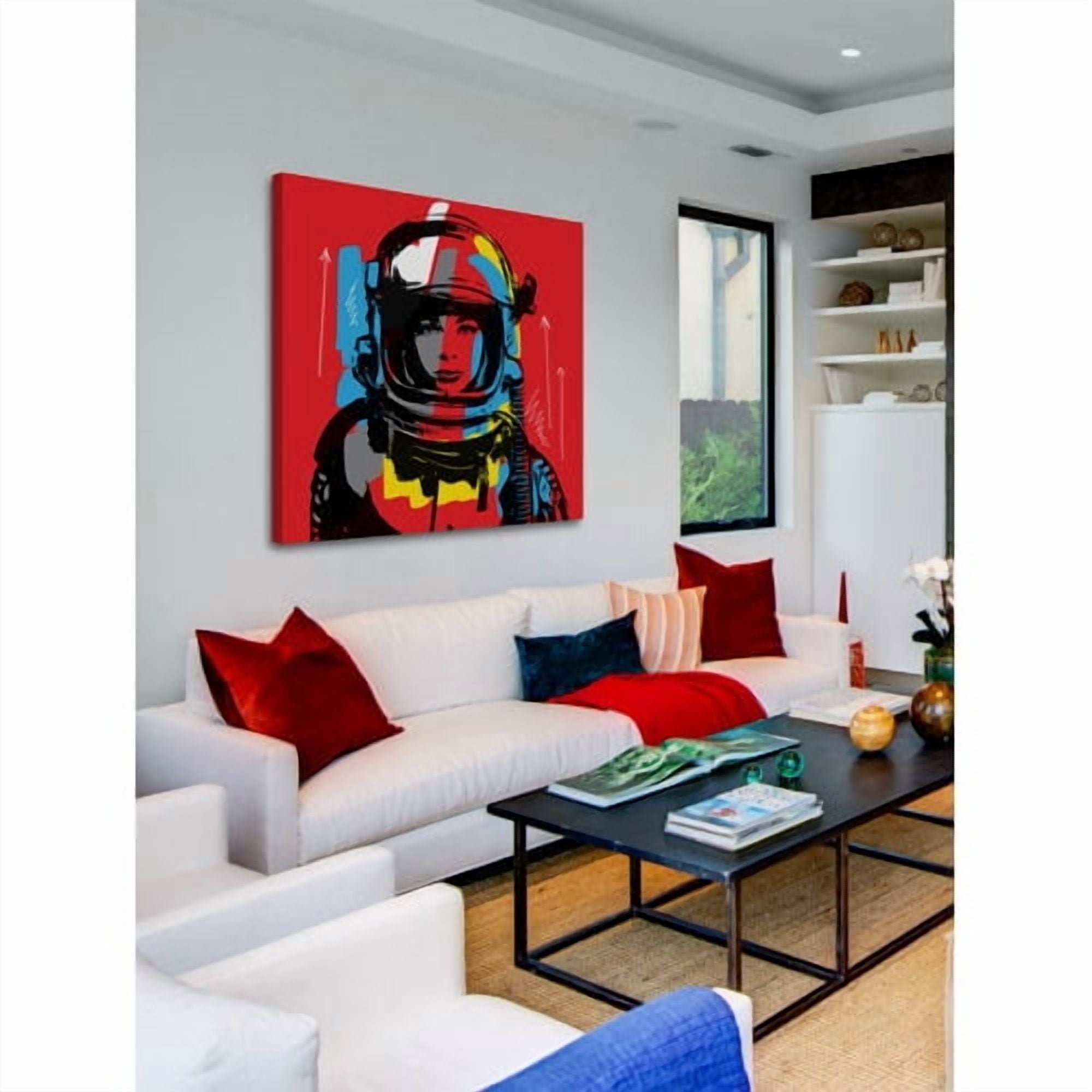 Marmont Hill "Astro II" by Josh Ruggs Painting Print on Wrapped Canvas