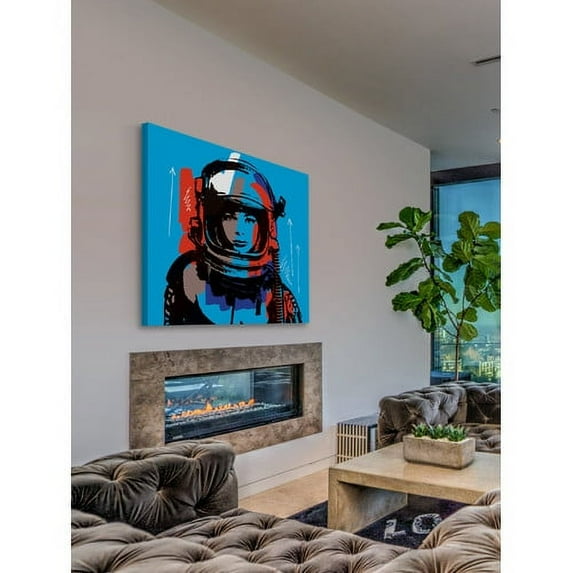 Marmont Hill "Astro III" by Josh Ruggs Painting Print on Wrapped Canvas