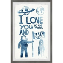 Marmont Hill Astronaut's Love Framed Wall Art