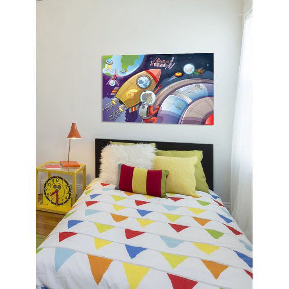 Marmont Hill "Astronauts" by Curtis Painting Print on Canvas