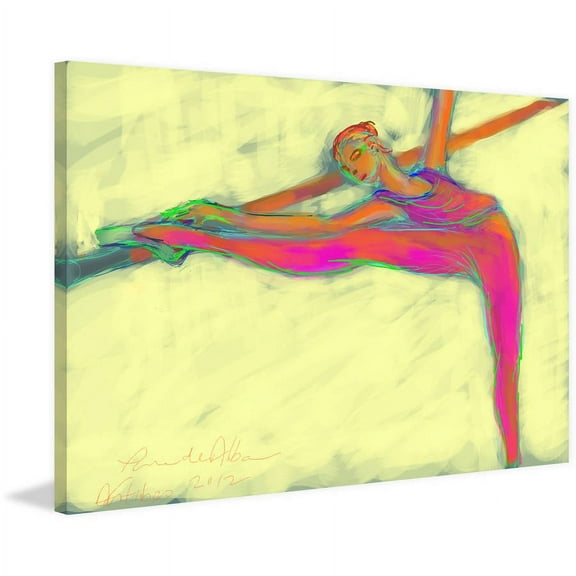 Marmont Hill "Attitude" by Arthur Pina Painting Print on Wrapped Canvas