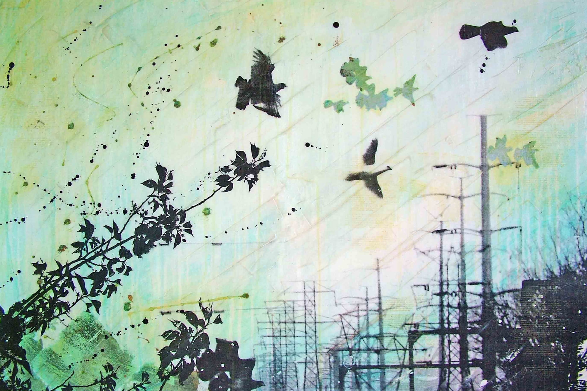 Marmont Hill "Auspex" by Tracy Silva Barbosa Painting Print on Canvas
