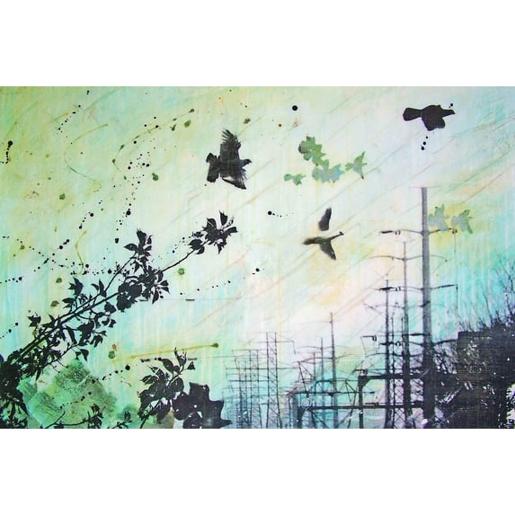 Marmont Hill "Auspex" by Tracy Silva Barbosa Painting Print on Canvas