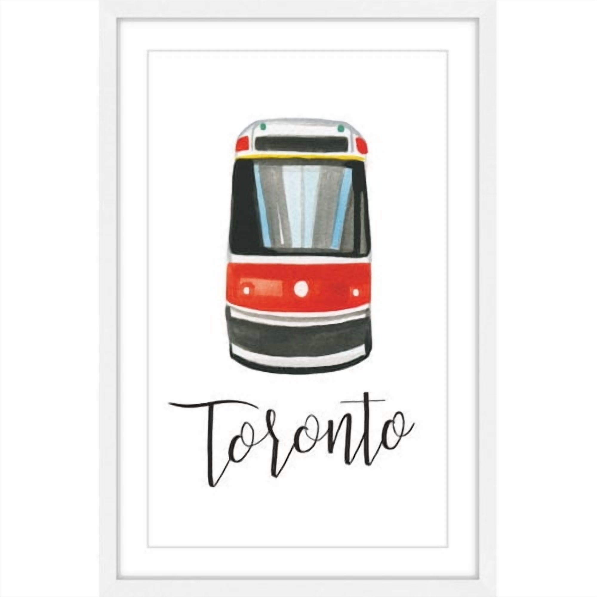 Marmont Hill "Autobus" by Molly Rosner Framed Painting Print