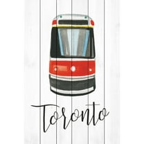 Marmont Hill "Autobus" by Molly Rosner Painting Art Print on White Wood