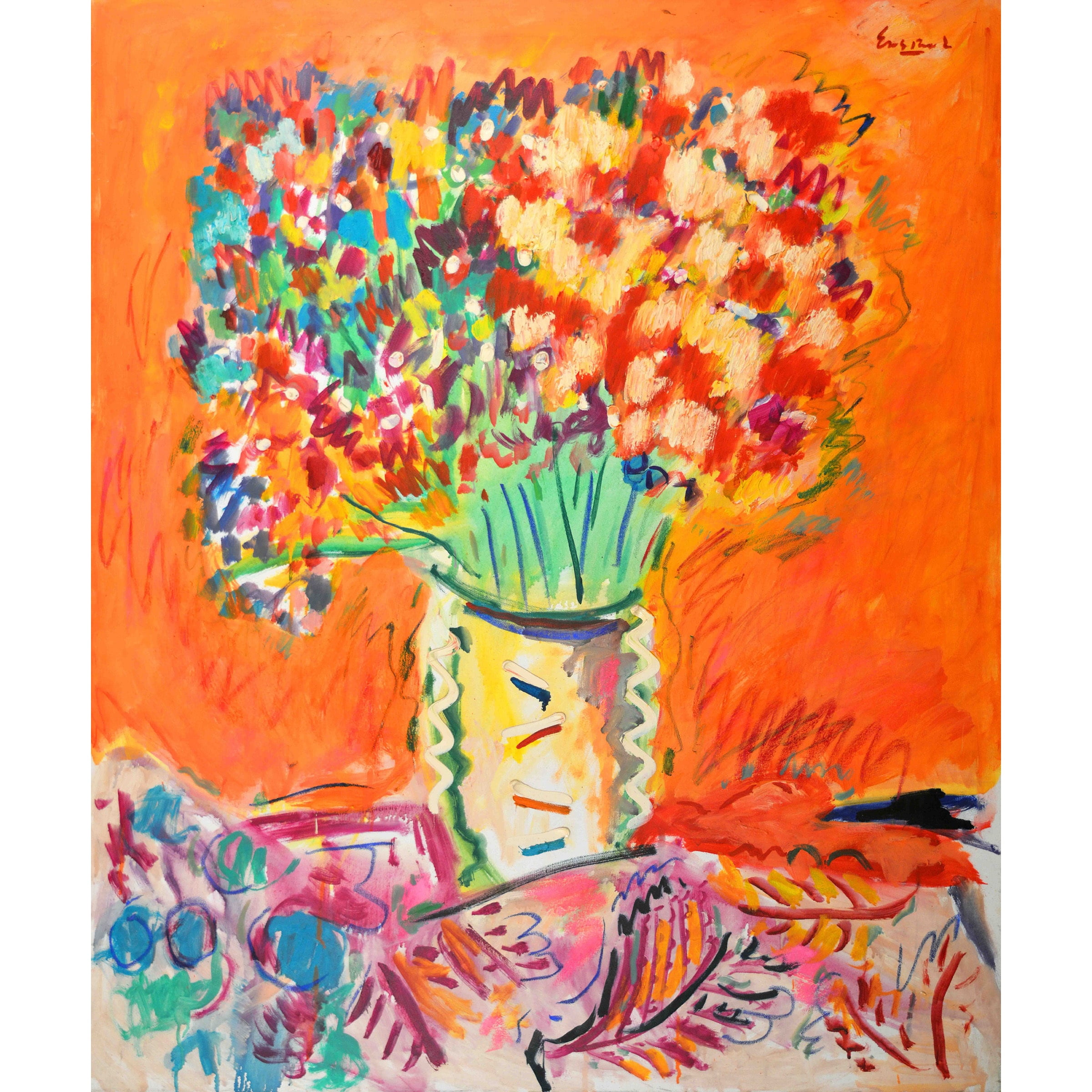 Marmont Hill "Autumn Bouquet" by Wayne Ensrud Painting Print on Canvas