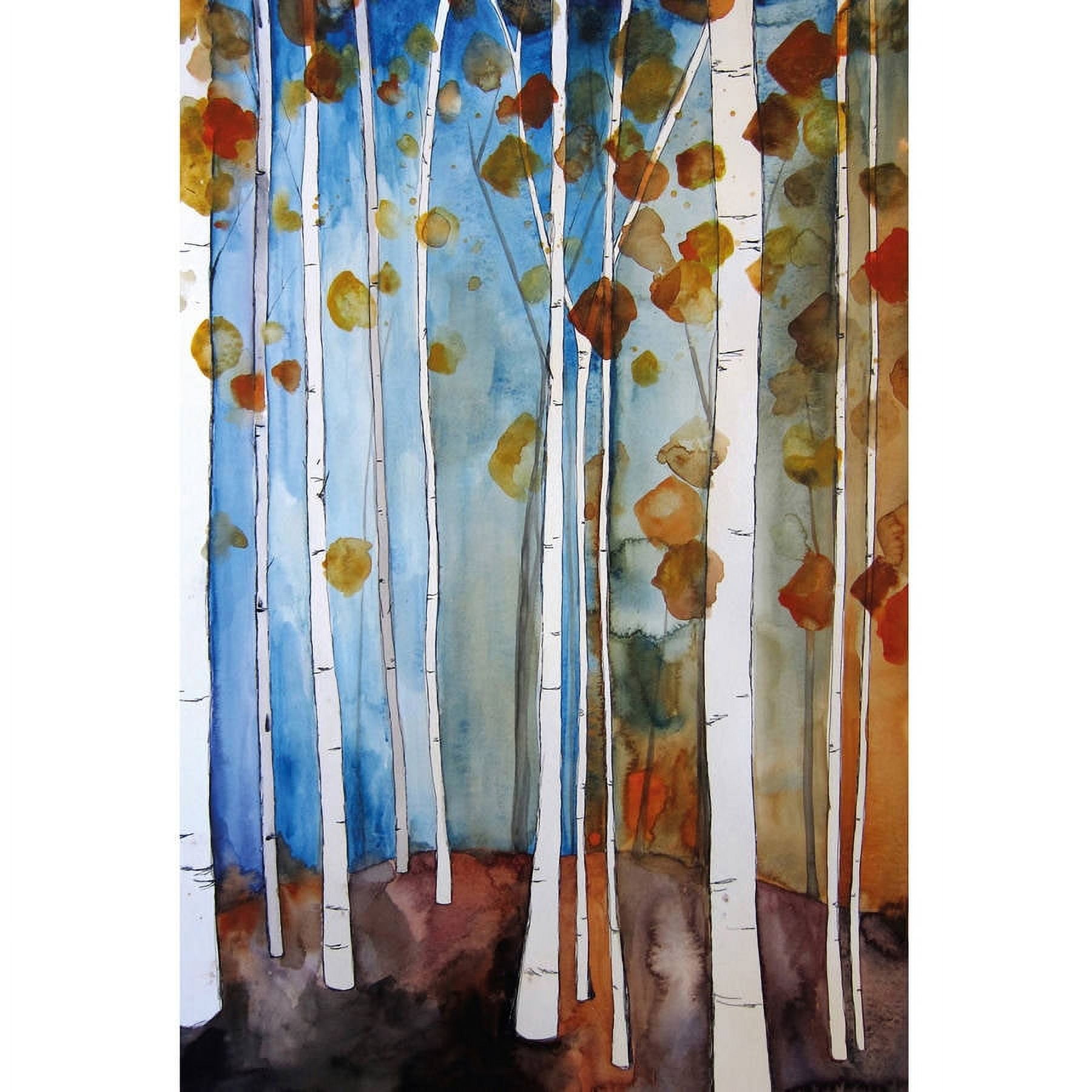 Marmont Hill Autumn Leaves Painting on Wrapped Canvas