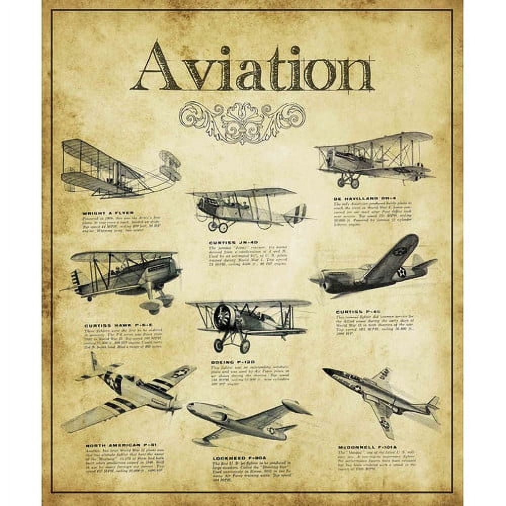 Marmont Hill "Aviation Guide" Painting Print on Canvas