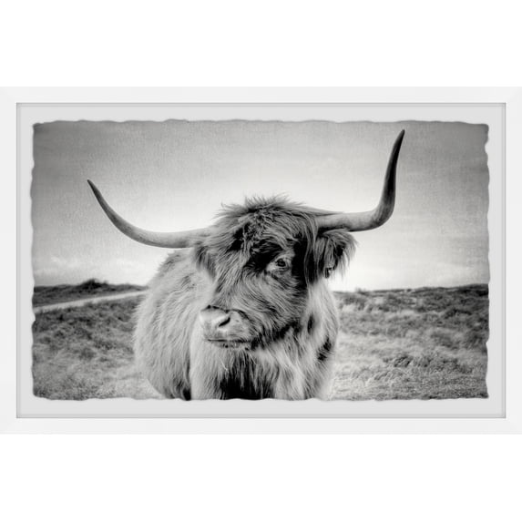 Marmont Hill Away From Herd Framed Wall Art, 12" x 18"