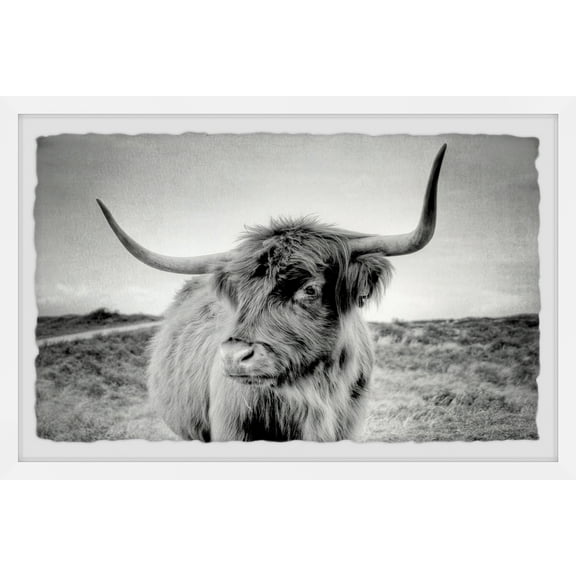 Marmont Hill Away From Herd Framed Wall Art, 8" x 12"