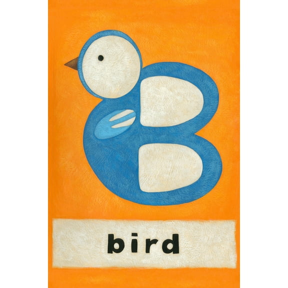 Marmont Hill B Is for Bird Canvas Wall Art