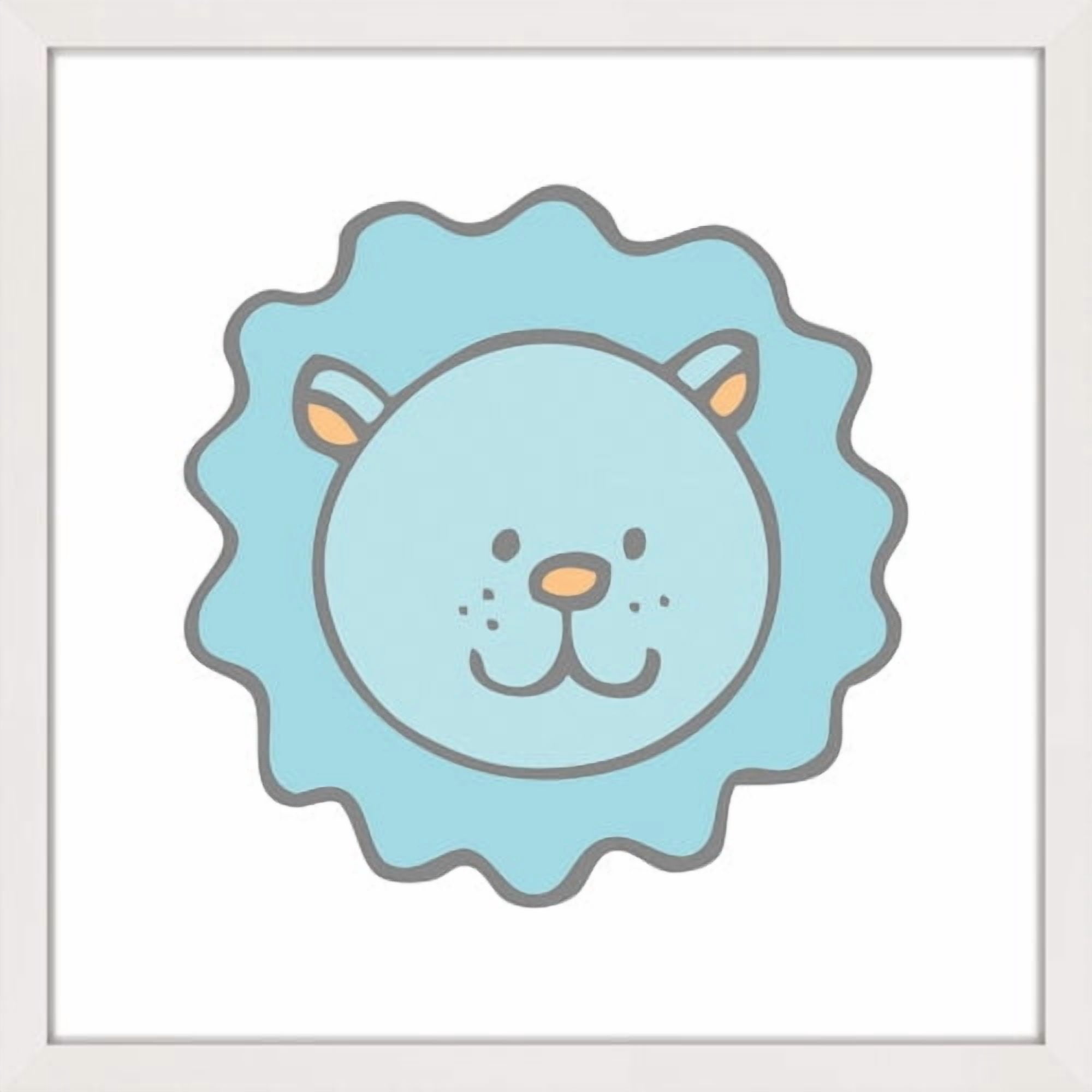 Marmont Hill "Baby Lion" by Shayna Pitch Framed Painting Print