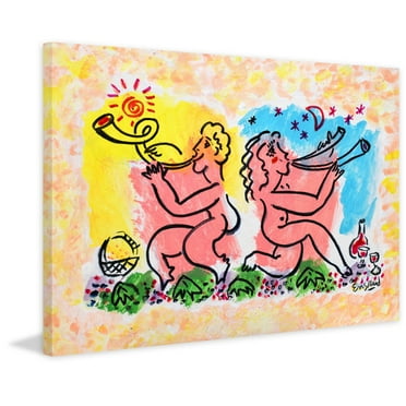 Marmont Hill "Bacchantes" by Wayne Ensrud Painting Print on Canvas
