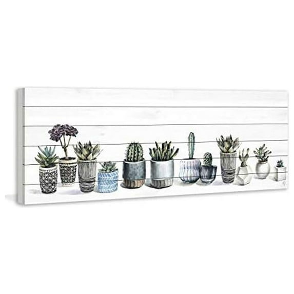 Marmont Hill Back Patio Gathering Painting Print on White Wood