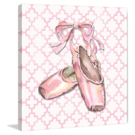 Marmont Hill "Ballet Trellis" by Reesa Qualia Painting Print on Wrapped Canvas