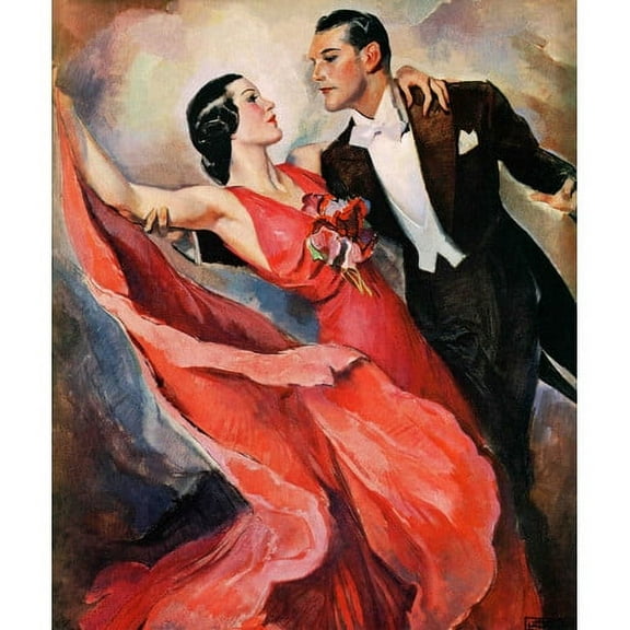 Marmont Hill "Ballroom Dancing" by John LaGatta Painting Print on Canvas