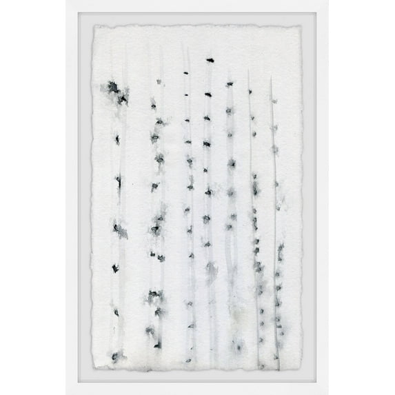 Marmont Hill Bamboo Shadow Ii Framed Wall Art, 30.00" x 1.50"