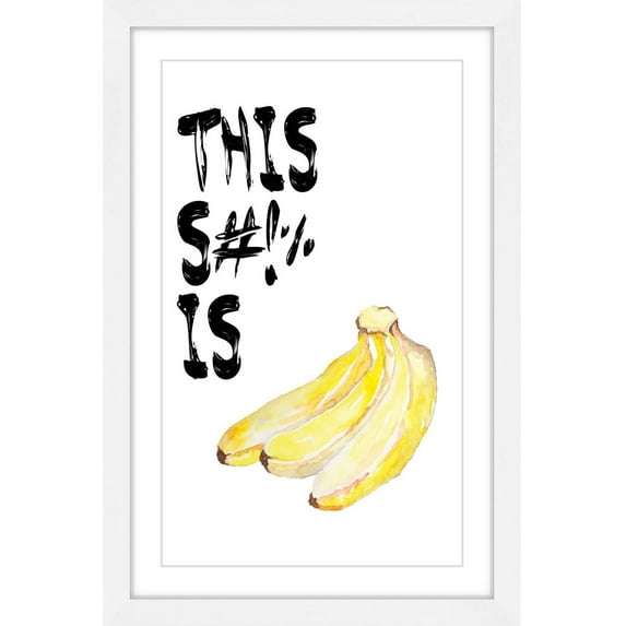 Marmont Hill "Bananas" by Diana Alcala Framed Painting Print