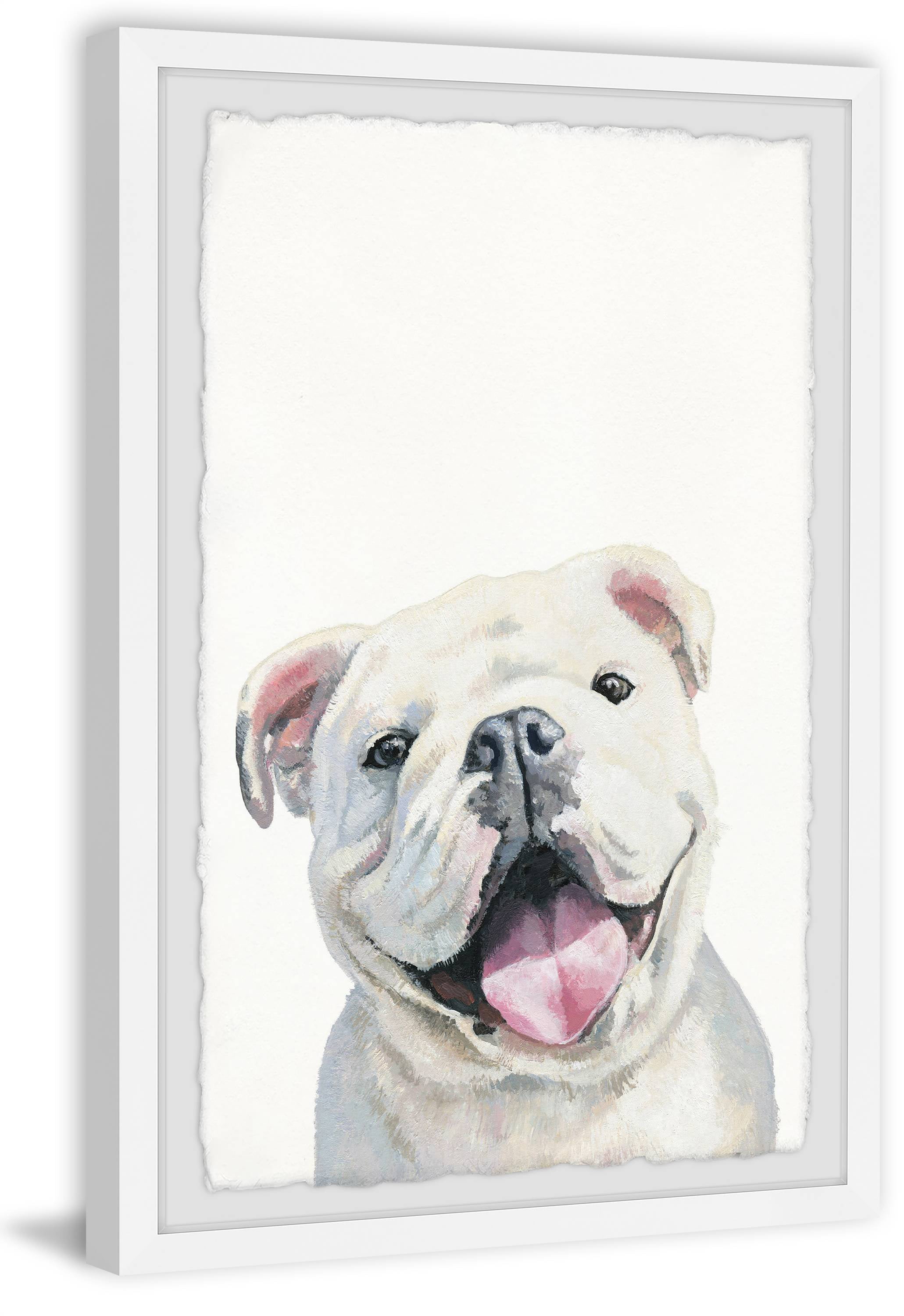 Marmont Hill "Bare White" Framed Painting Print
