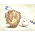 thumbnail image 1 of Marmont Hill "Baseball Gear" by Reesa Qualia Painting Print on Wrapped Canvas, 1 of 5