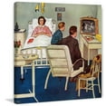 thumbnail image 1 of Marmont Hill Baseball In The Hospital Amos Sewell Painting Print On Canvas, 1 of 4