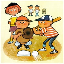 Marmont Hill "Baseball Team" by Curtis Painting Print on Canvas