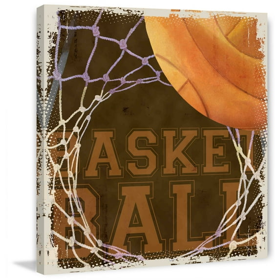 Marmont Hill Basketball Fine Art Canvas Print From The Marmont Hill Art Collective