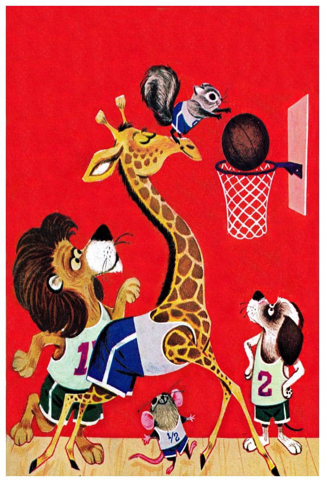 Marmont Hill "Basketball" by Curtis Painting Print on Canvas