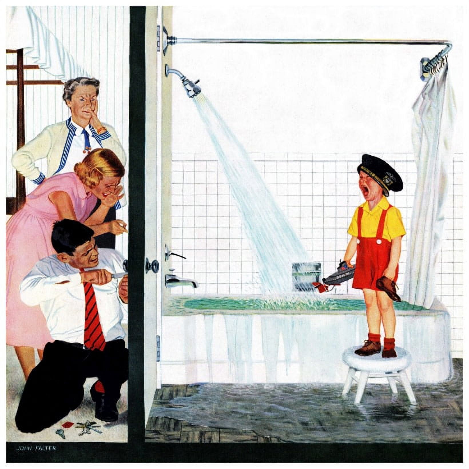 Marmont Hill "Bath" by Curtis Painting Print on Canvas