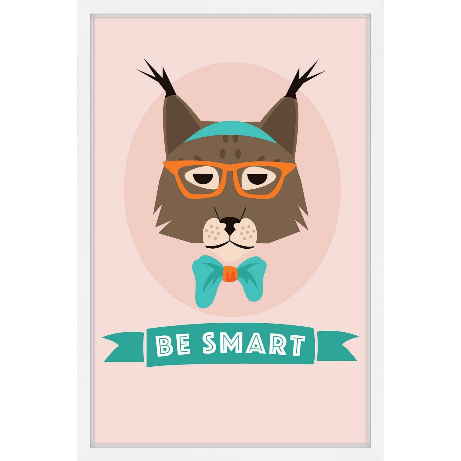 Marmont Hill "Be Smart" Framed Painting Print