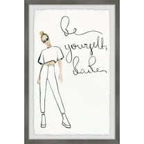 Marmont Hill Be Yourself Babe III Framed Wall Art