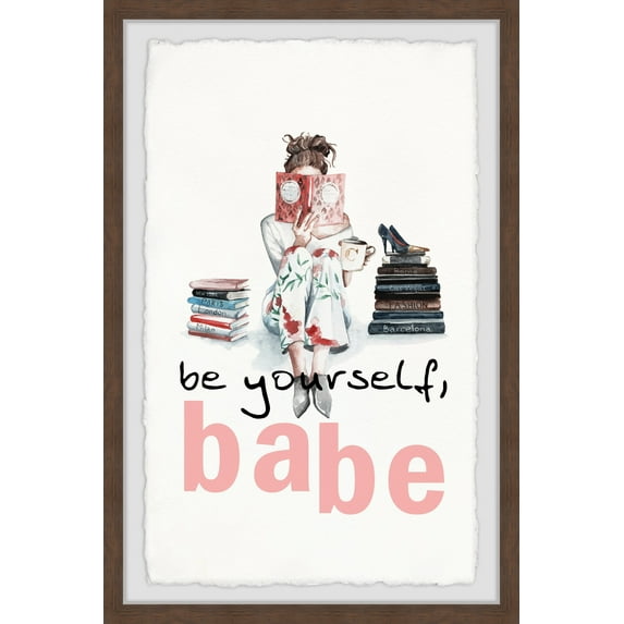 Marmont Hill Be Yourself Babe IV Framed Wall Art