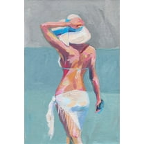 Marmont Hill Beach Fashionista Canvas Wall Art