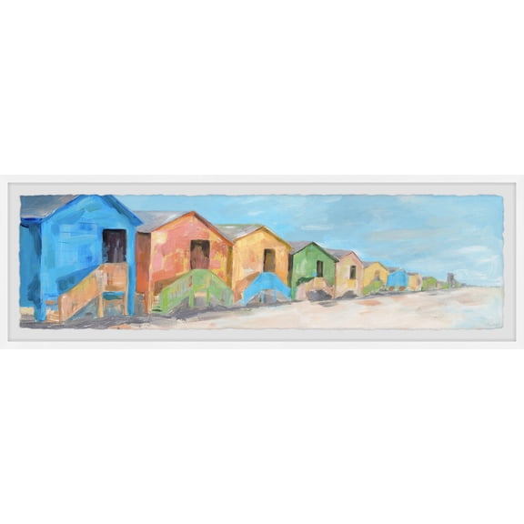 Marmont Hill Beach House Time Framed Painting Print