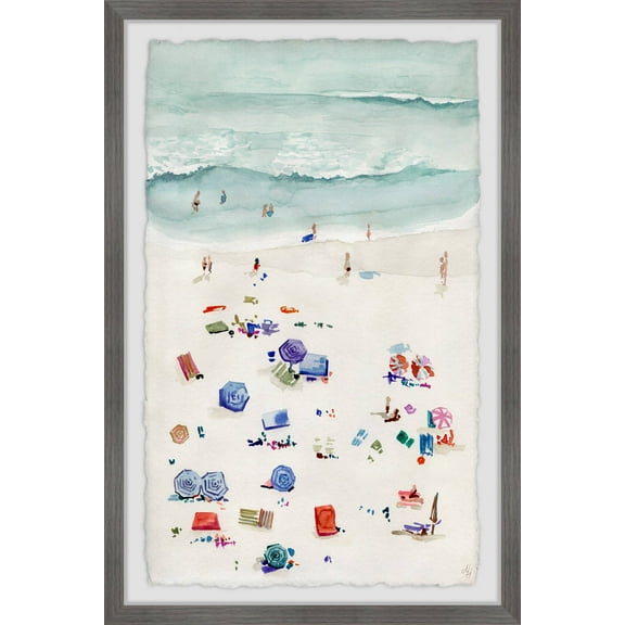 Marmont Hill Beach Time Framed Wall Art