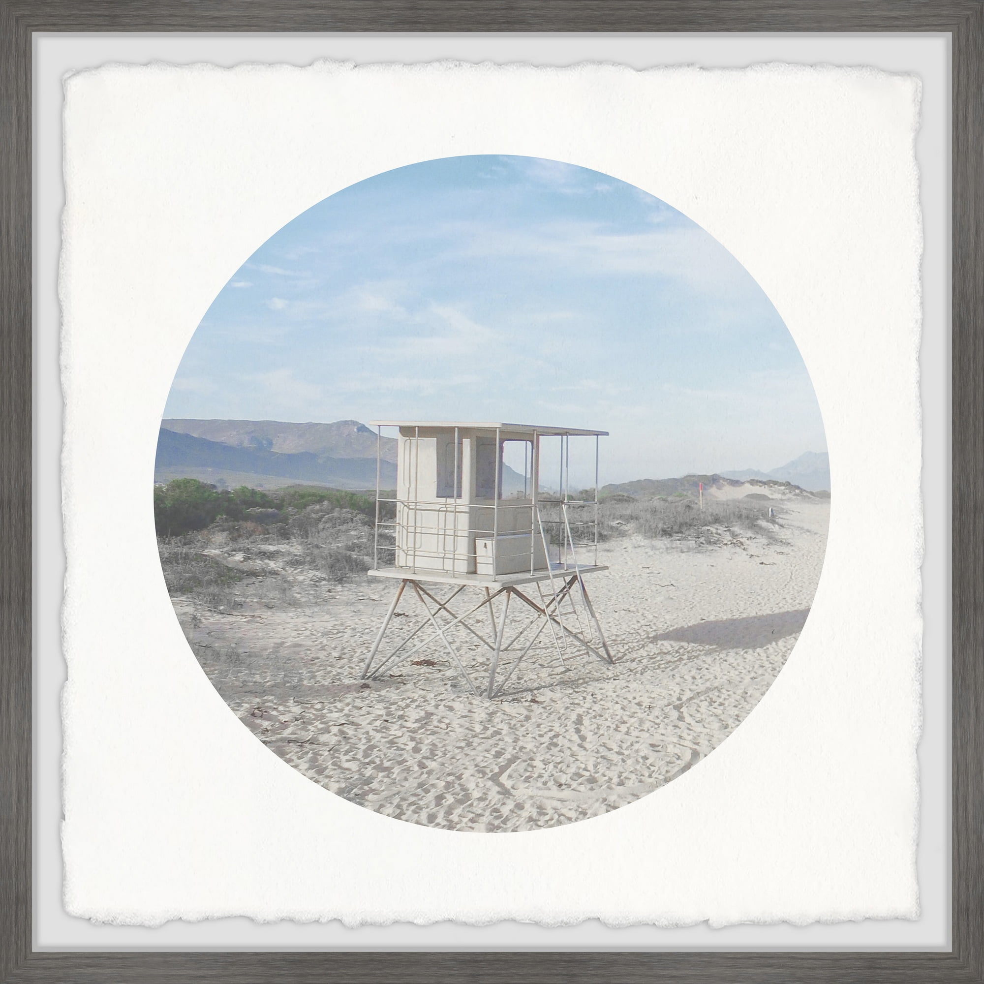 Marmont Hill Beach Tower Framed Wall Art