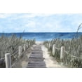 thumbnail image 1 of Marmont Hill Beach Wood Path Canvas Wall Art, 12" x 18", 1 of 9