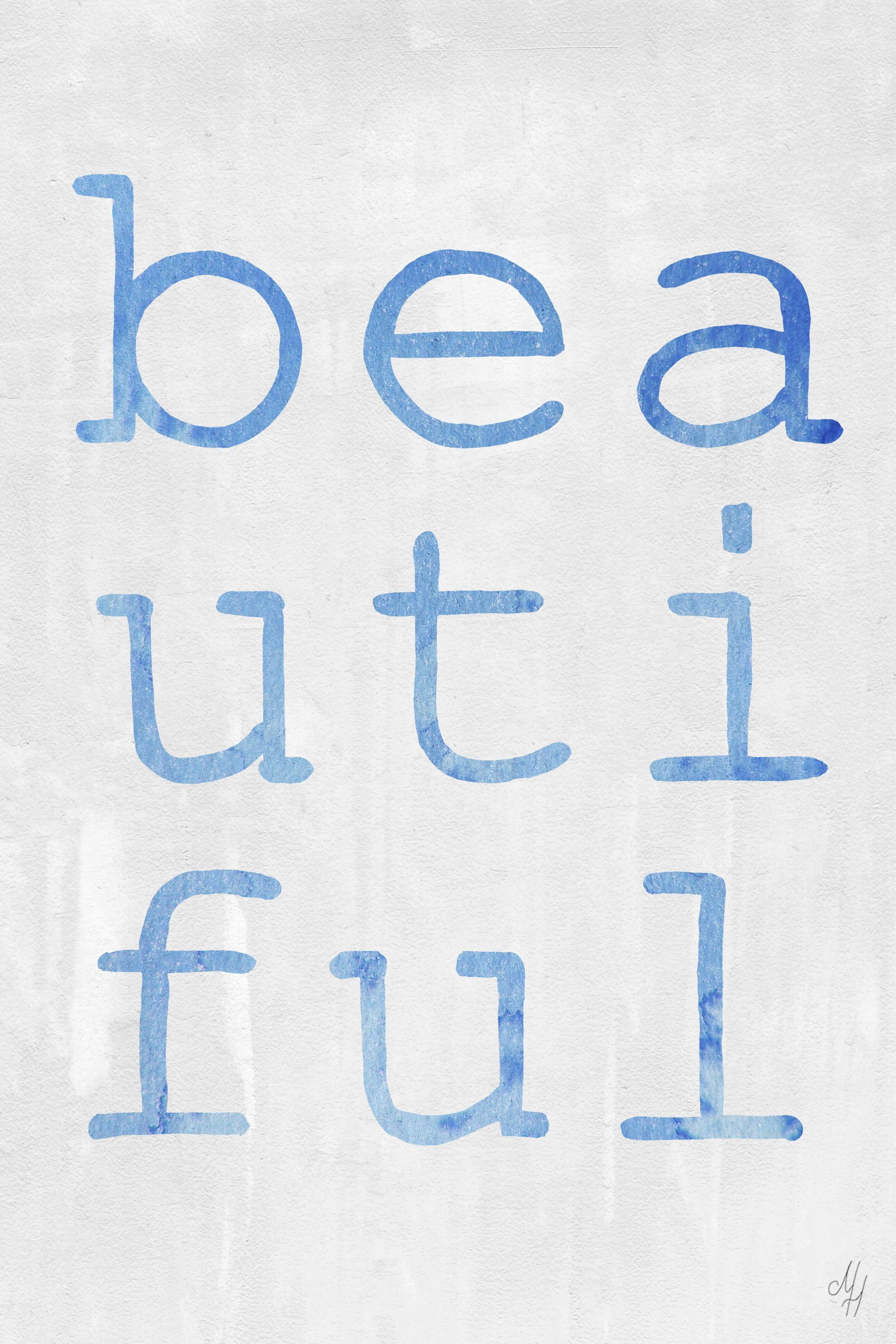 Marmont Hill Beautiful Indigo Canvas Wall Art