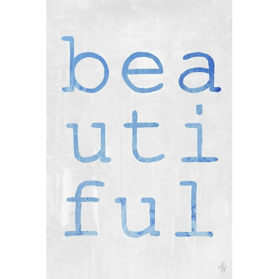 Marmont Hill Beautiful Indigo Canvas Wall Art