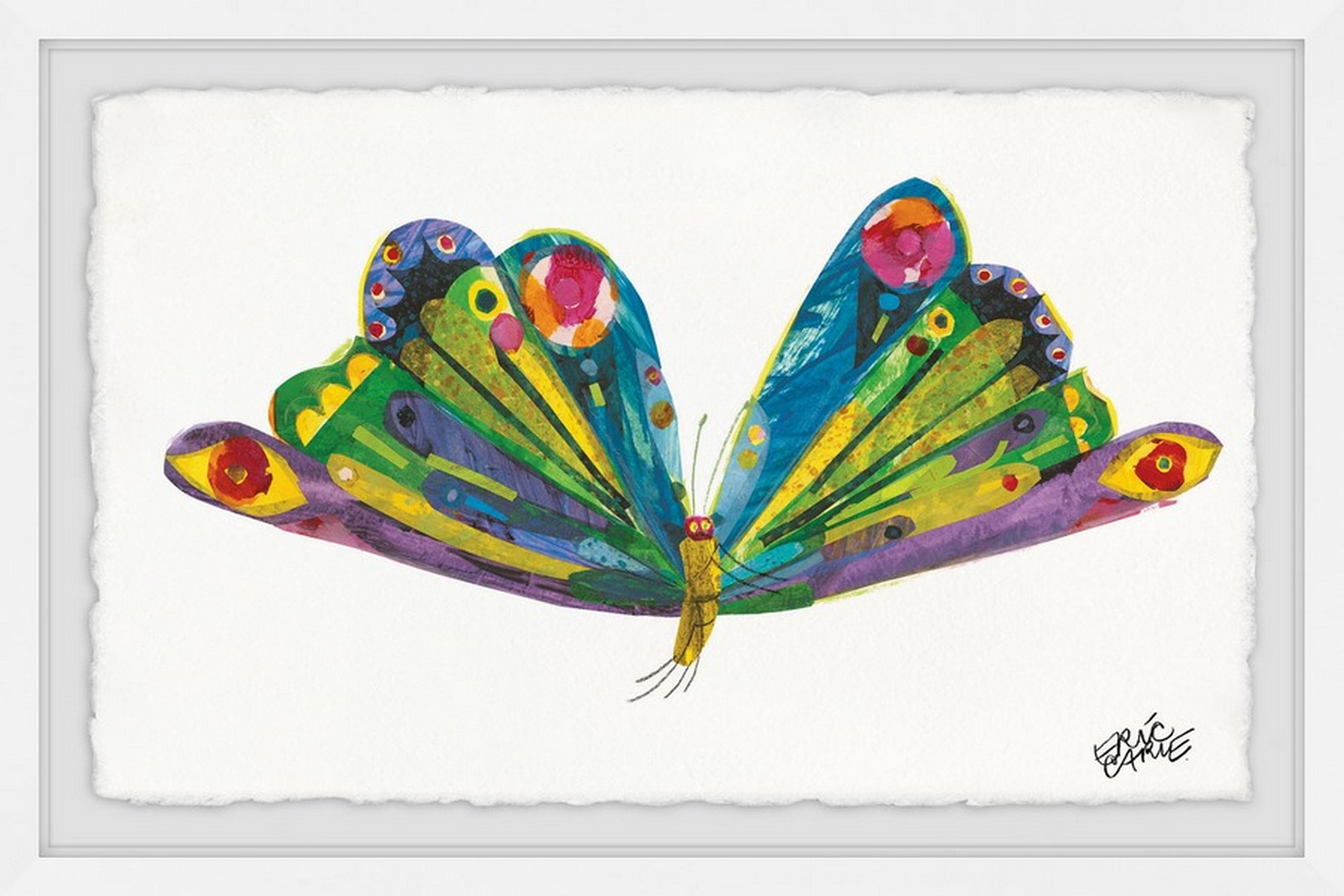 Marmont Hill Beautiful Wings by Eric Carle Framed Wall Art
