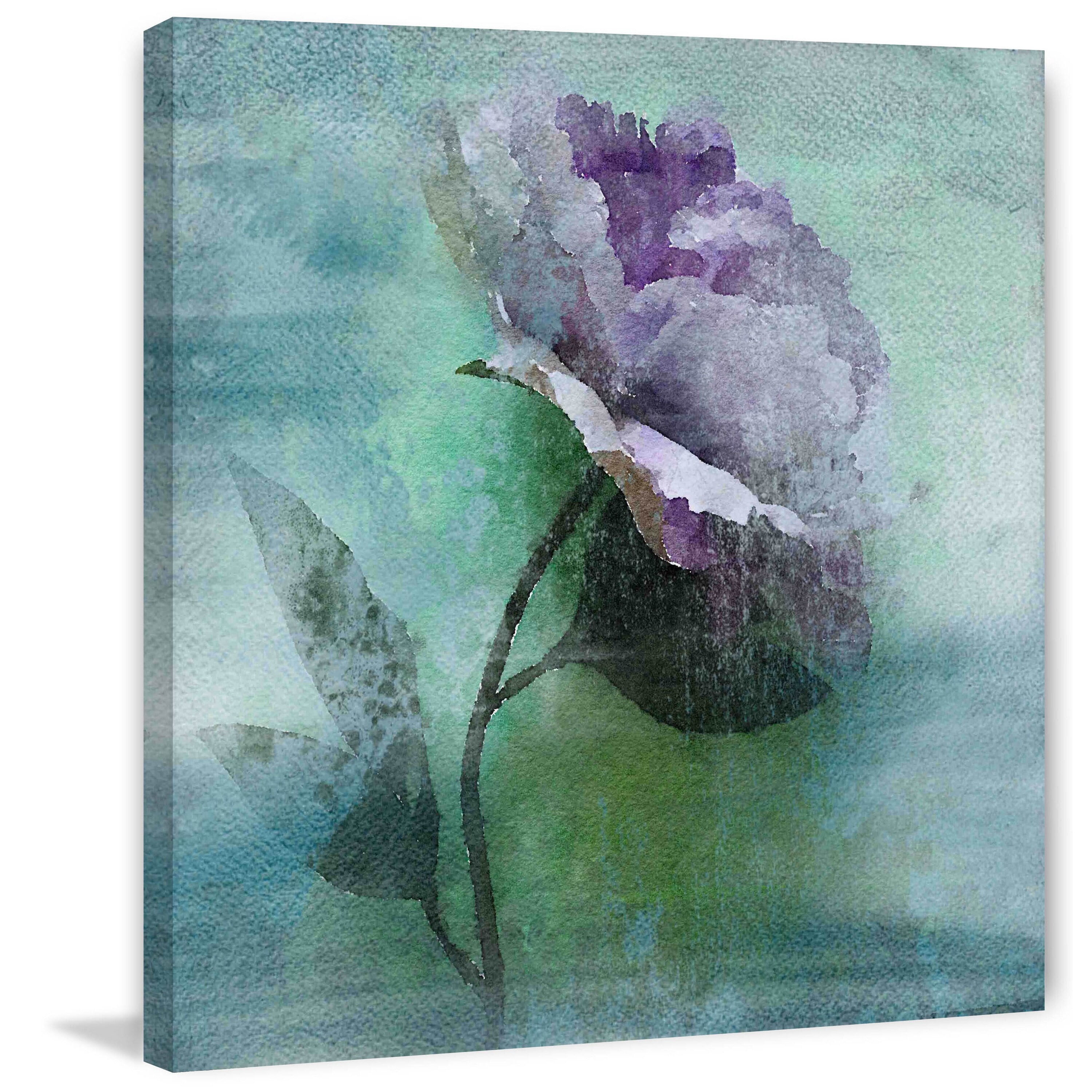 Marmont Hill 'Beauty In Purple' by Irena Orlov Painting Print on Wrapped Canvas