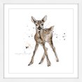 thumbnail image 1 of Marmont Hill "Bebe Cerf Brun" by Marie-Eve Pharand Framed Painting Print, 1 of 5