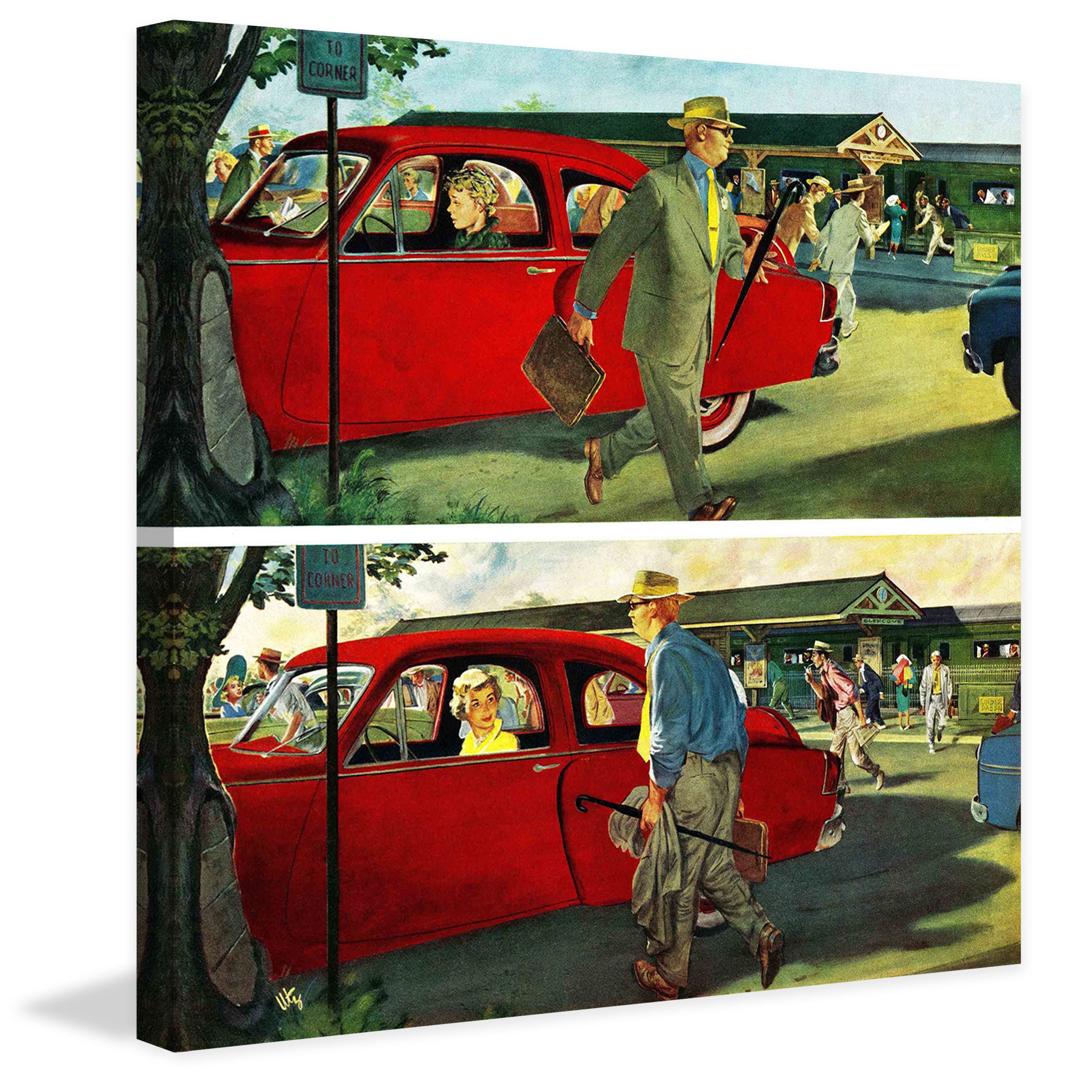Marmont Hill "Before and After" Painting Print on Canvas