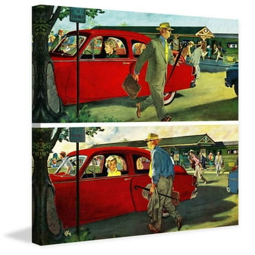 Marmont Hill "Before and After" Painting Print on Canvas