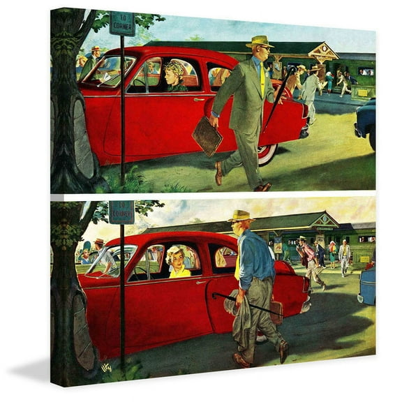 Marmont Hill "Before and After" Painting Print on Canvas