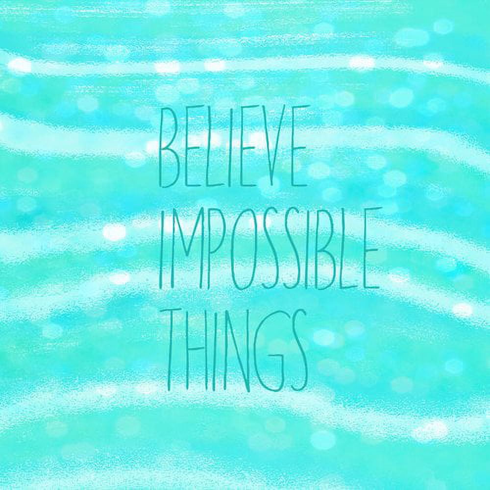 Marmont Hill "Believe Impossible Things" Sylvia Cook Painting Print on Canvas