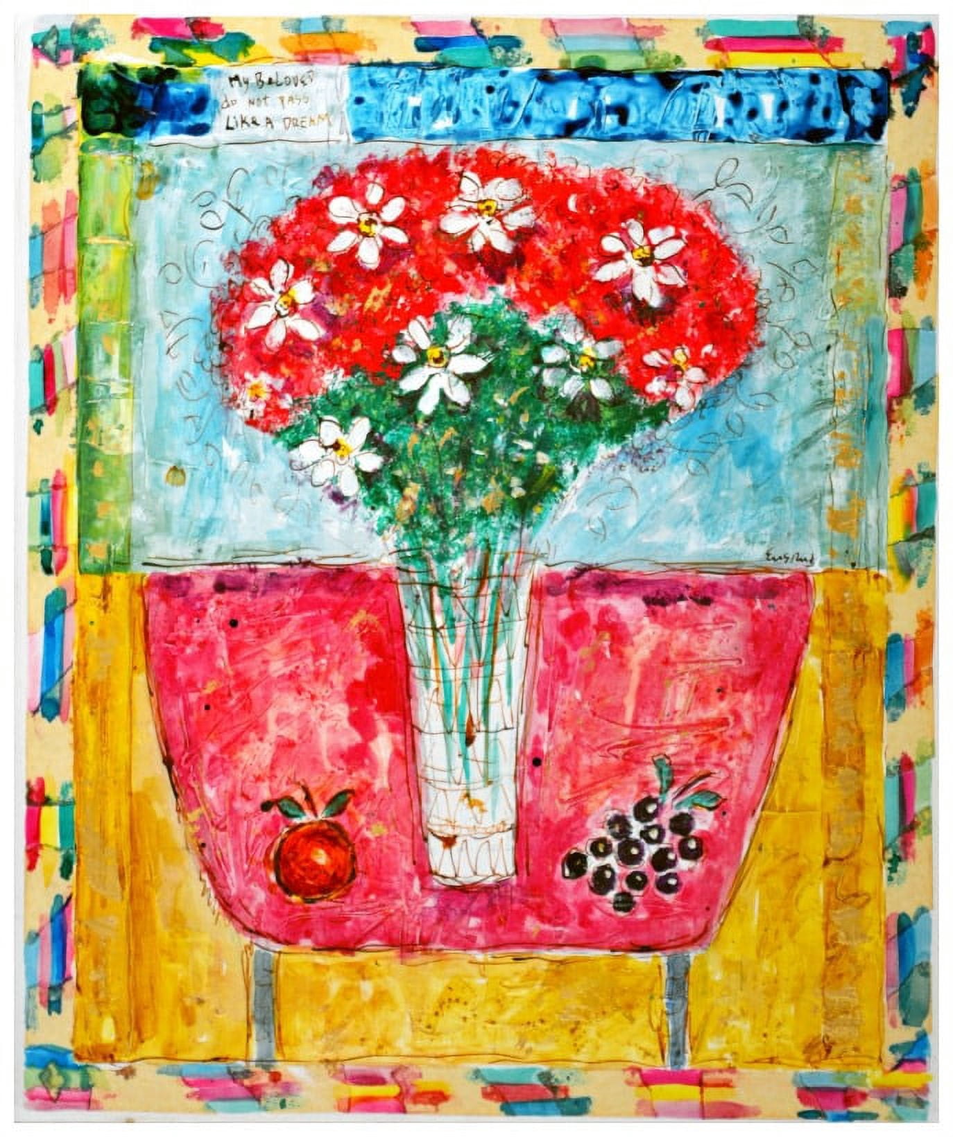 Marmont Hill "Beloved Bouquet Version 1" by Wayne Ensrud Painting Print on Canvas