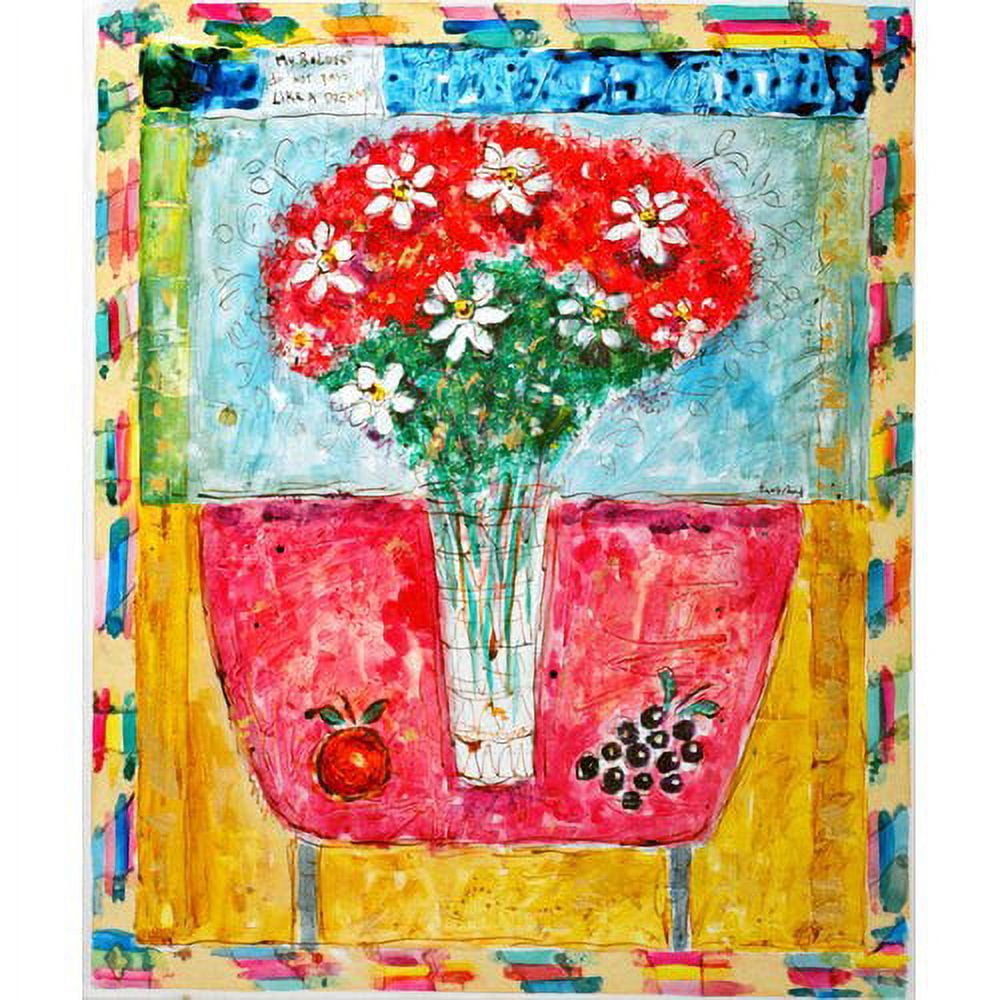 Marmont Hill "Beloved Bouquet Version 1" by Wayne Ensrud Painting Print on Canvas